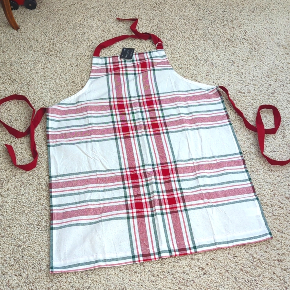 Robert Stanley Plaid Striped Apron